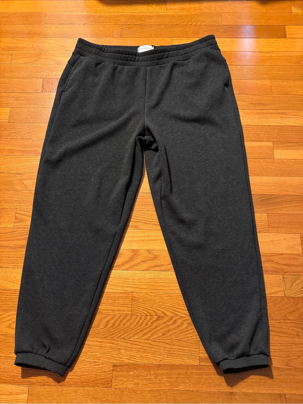 Mondetta Men's Charcoal Gray Jogger Sweatpants